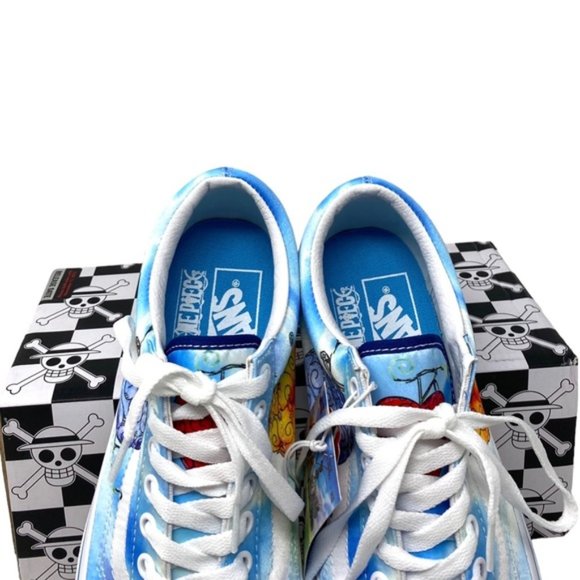 VANS x One Piece Old Skool Low Shoes Skate Canvas Women's Sneakers VN0007NT7WN - Picture 8 of 12